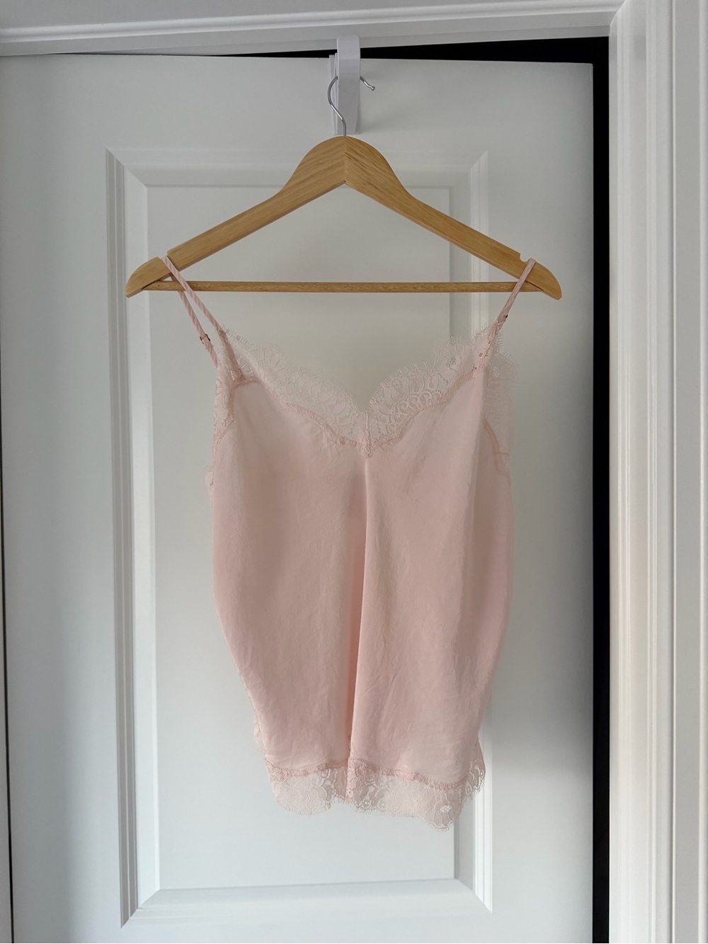 Victoria's Secret pale pink lace cami